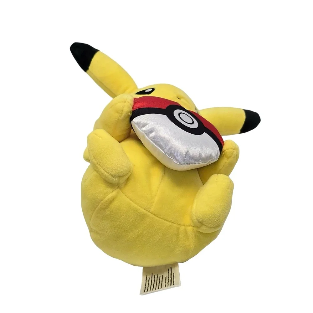 Pokémon‎ Pikachu Plush Holding Poké Ball Stuffed Toy 10in Character Plush